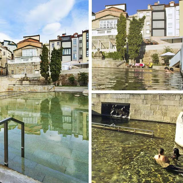 Collage As Burgas, Ourense © Ayuntamiento de Ourense