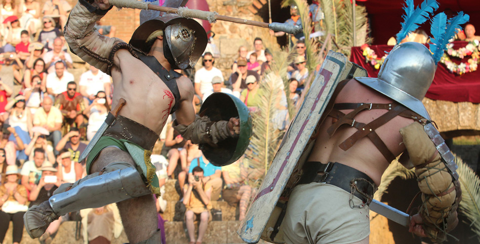 埃斯特雷马杜拉大区梅里达市的埃梅里塔·卢迪卡（Emerita Lvdica）节 © Grupo de Ciudades Patrimonio